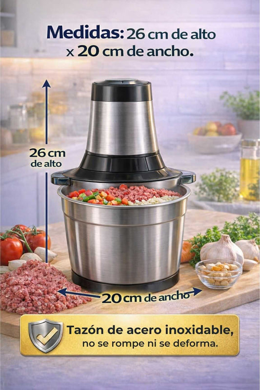 Picadora de Carne Eléctrica Multiusos