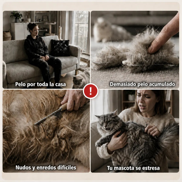 Cepillo Pro Desenredante para Mascotas
